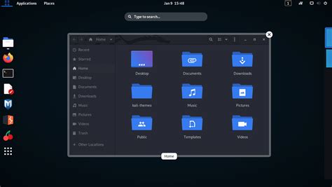 Image result for kali linux dark theme