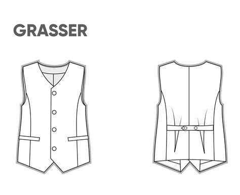 Image result for Printable Vest Patterns