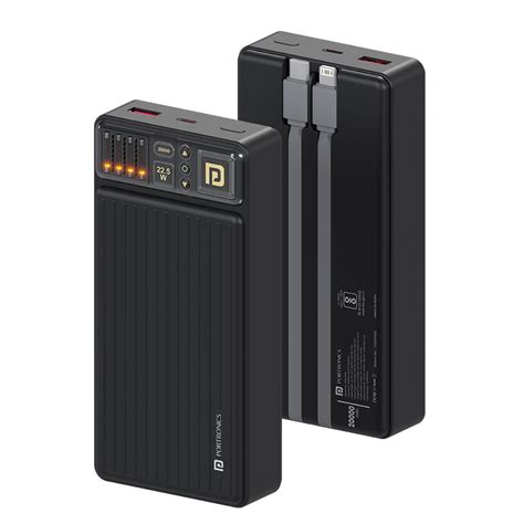 Portronics Luxcell Bind 20k 20000mAh Powerbank with 22.5W Fast Charging ...