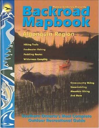 Buy Backroad Mapbooks: Algonquin Region Book Online at Low Prices in ...