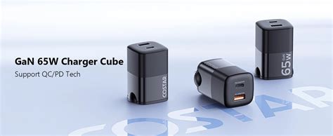 65W GaN Dual Port Fast Charger