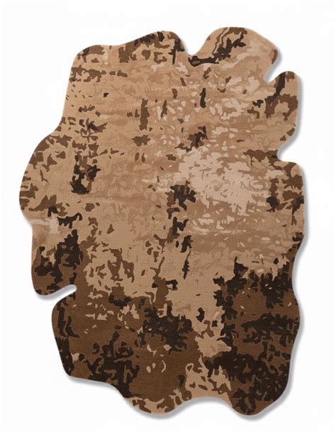 The Distortion New Zealand Wool & Silk Irregular Shaped Rug – Jewel Carpet