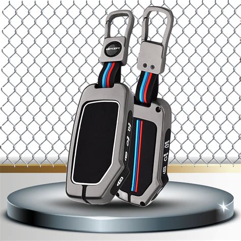 Metal Alloy Key Cover Compatible for Kia Seltos | Sonet 2023 4 Button ...