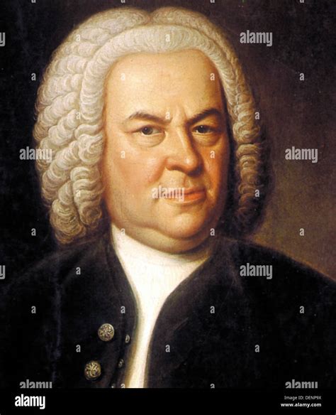 Johann Sebastian Bach, German composer Stock Photo - Alamy