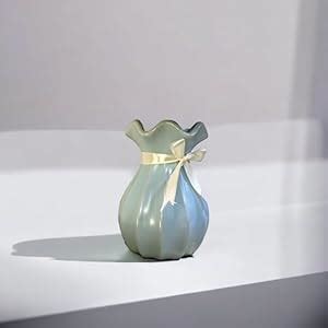 Buy Art Street Ceramic Flower Vase for Living Room, Origami European ...