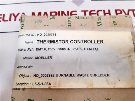 Moeller Emt6-db Thermistor Controller – Aeliya Marine Tech