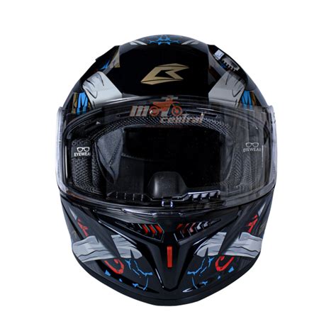Bilmola Rapid RS Treasure Gloss Black Turquoise Helmet– Moto Central