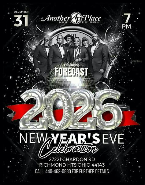 New Years Eve 2026 w/Forecast, Another Place Banquet and Event Center ...