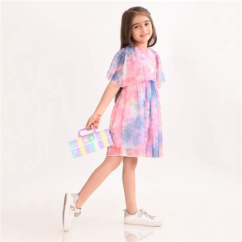 Girls Mesh poly Lycra Dress – BONKIDS