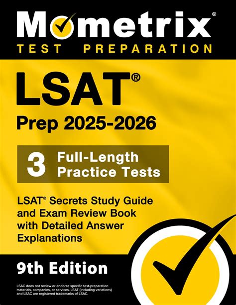 LSAT Prep 2025-2026 - LSAT Secrets Study Guide [9th Edition] - Walmart.com
