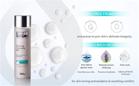 Swiss Image Soothing Cleansing Milk | Non-Greasy, Gentle Cleanser for ...