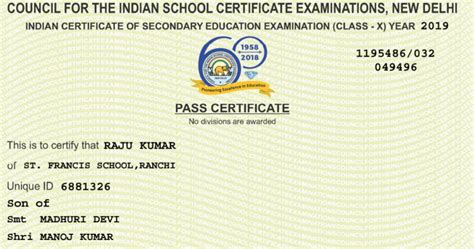 Council For The Indian School Certificate Examinations [CISCE ...
