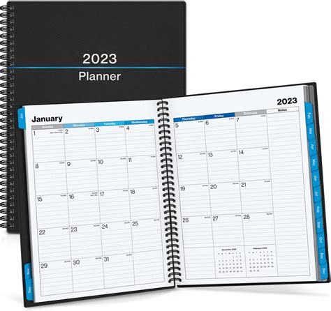 Buy Dunwell 2023 Planner Weekly Monthly (8.5x11), 2023 Large Planner ...