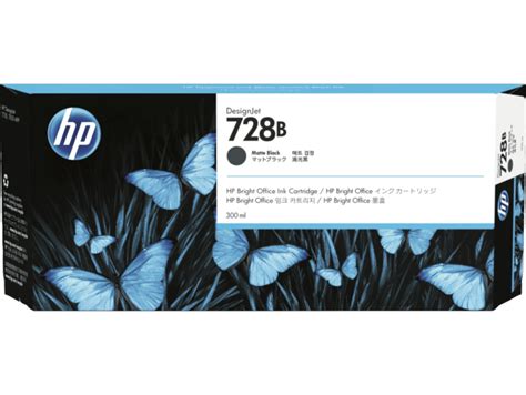 HP 728B 300-ml Matte Black DesignJet Ink Cartridge - (3WX30A) - Shop HP ...