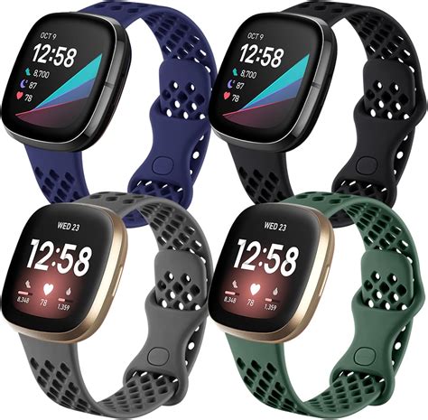 Amazon.com: Maledan Compatible With Fitbit Sense/Sense 2/Versa 4/Versa ...