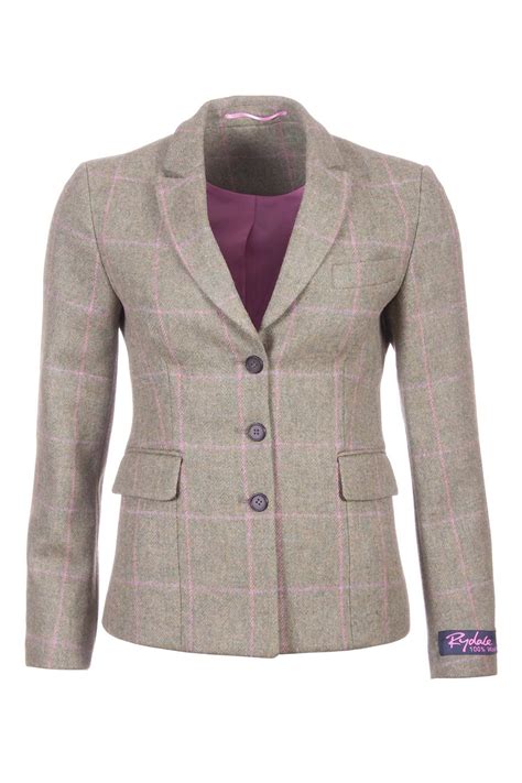 Womens Tweed Fitted Blazer UK | Ladies Short Tweed Jacket | Rydale