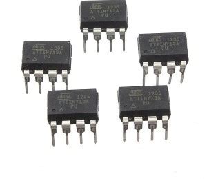 EMERGING TECHNOLOGIES 5Pcs Atmel DIP-8 MCU ATTINY13A ATTINY13A-PU AVR ...