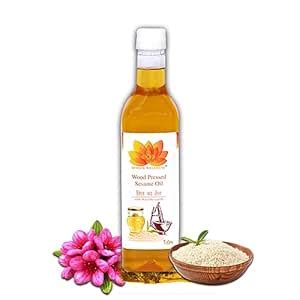 Dorjee wellness Wood Pressed Sesame Oil (Til Ka Tel) /Kachi Ghani ...