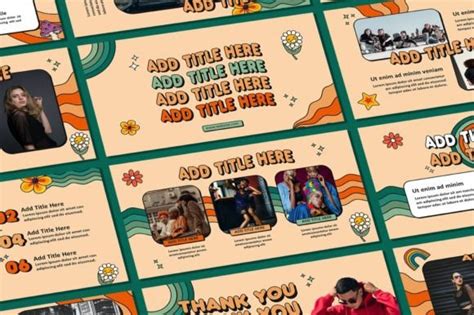 Retro PowerPoint Templates 的图像结果