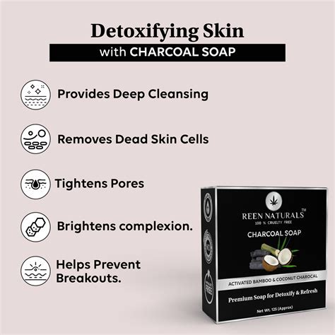 CHARCOAL SOAP -125g – Reen Naturals