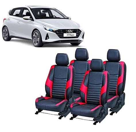 TANU PU Leather Car Front and Back Complete Seat Cover for Hyundai i20 ...