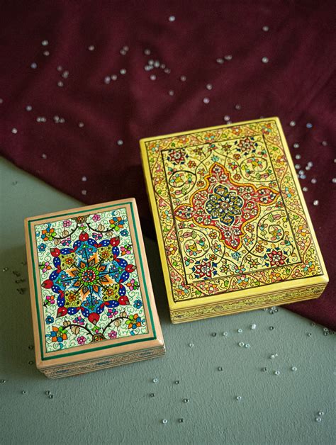 Buy The Shahi Collection. Exclusive, Fine Kashmiri Art Utility Boxes ...
