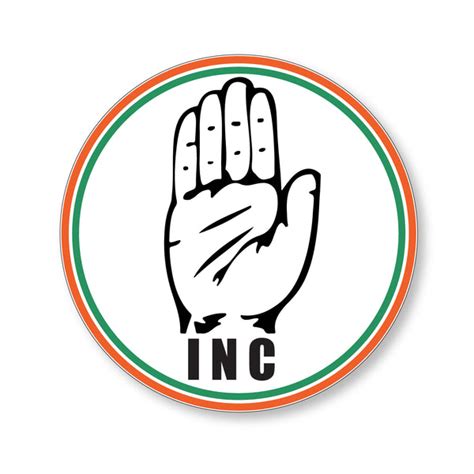 Indian National Congress Party I INC I Political I Car Window Sticker ...