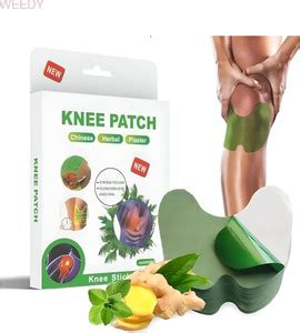 WEEDY Knee Pain Patch – Works on Arthritis & Muscle Stiffness Plaster ...