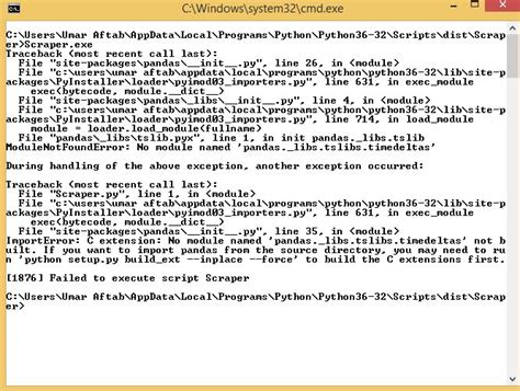 Image result for Auto-Py-To-Exe Error