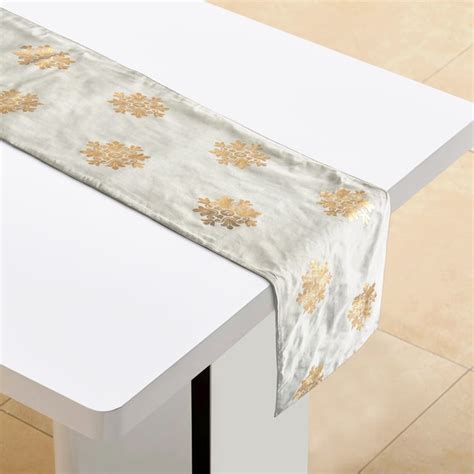 Buy Corsica Gleam Cecil Foil Print Table Runner from Corsica by Home ...
