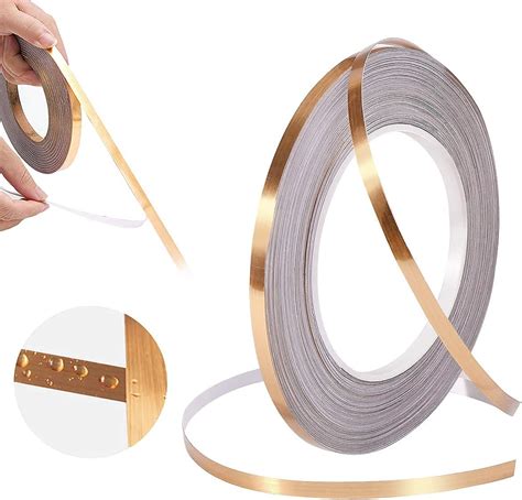 amiciCare Tile Sticker Gap Sealing Tape Gold Color Self-Adhesive Wall ...
