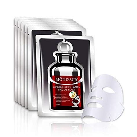 Buy Mond'sub Ginseng and Collagen Whitening Facial Masks Sheets (20 g ...