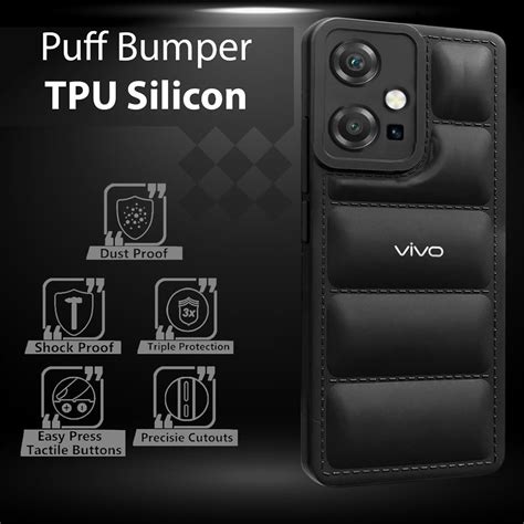 VIVO Y75 5G THE PUFFER EDITION SOFT MATERIAL DOWN JACKET PHONE CASE ...
