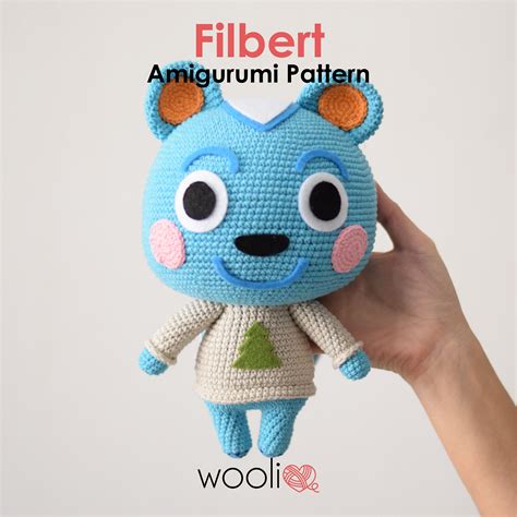 Filbert Amigurumi Crochet Pattern Animal Crossing PDF File - Etsy UK