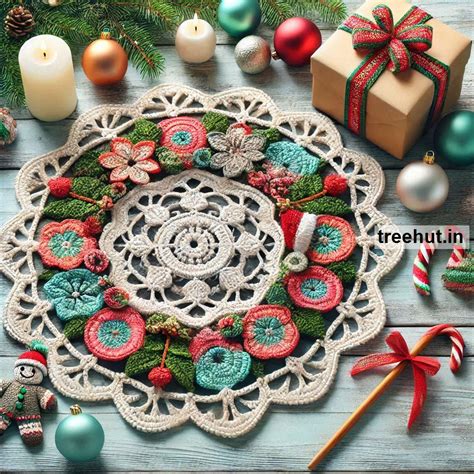 Crochet Christmas Table Runner Cover Ideas