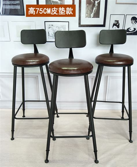 舒梵原创 北欧高脚酒吧台休闲水吧台家用高脚椅简约现代咖啡椅-吧椅-2021美间（软装设计采购助手）