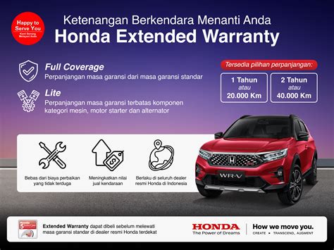 Ketenangan Berkendara Menanti Anda dengan Honda Extended Warranty ...