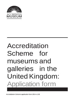 Schemefor museumsand galleries inthe UnitedKingdom: Application Doc ...
