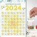 Buy 2024 Saving Challenge Printable, Save 2024 in 2024, 2024 Money ...