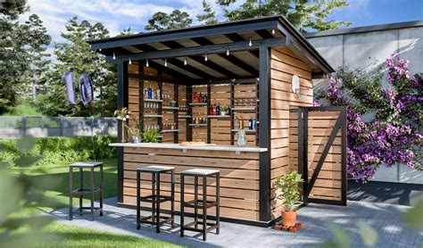 11 Free DIY Outdoor Bar Plans - Craftcamp™