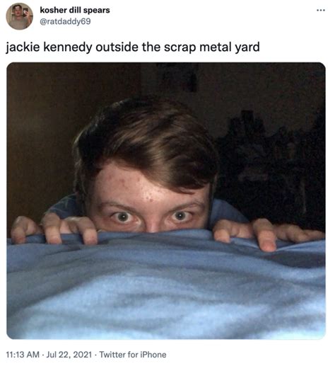Jackie Kennedy Eats Sheet Metal | Know Your Meme