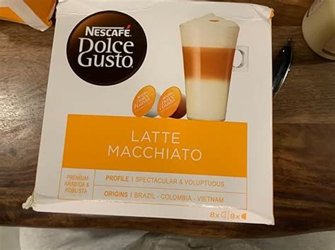 NESCAFÉ DOLCE GUSTO Nescafe Dolce Gusto Latte Macchiato Coffee Pods, 16 ...