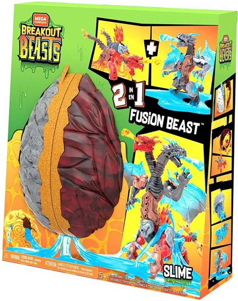 Mega Bloks Mega Construx Breakout Beasts 2-in-1 Fusion Beast - Mega ...
