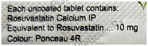 Rosuvas 10mg Tablet 30s | Uses, Price & Substitutes