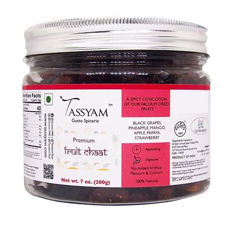 Dehydrated Fruit Chat 200g – Tassyam Organics