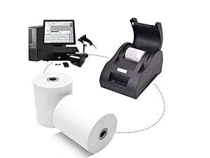 Akshat Enterprises 3 inch 79 mm -50 mt thermal paper rolls for all ...