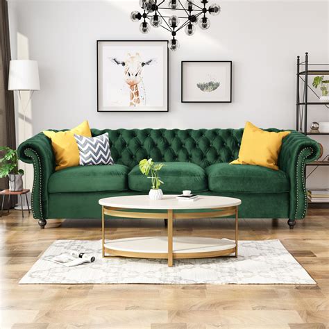 Emerald Green Couch Living Room Ideas: Injecting Style and Comfort ...