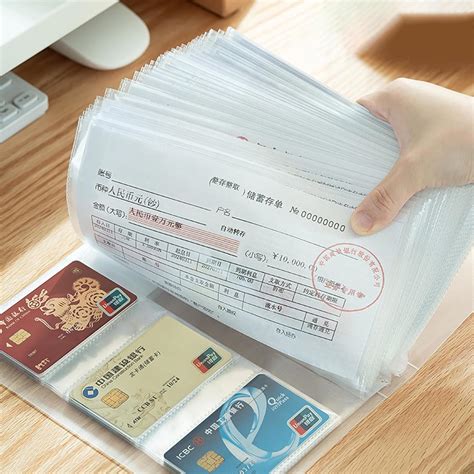 Sxett 40 80 Pocket Receipt Wallet File Receipt Folder India | Ubuy