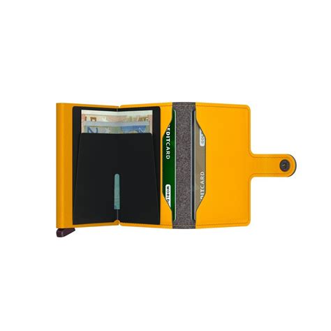 Buy Secrid Mini Wallet Yard Powder Ochre Online