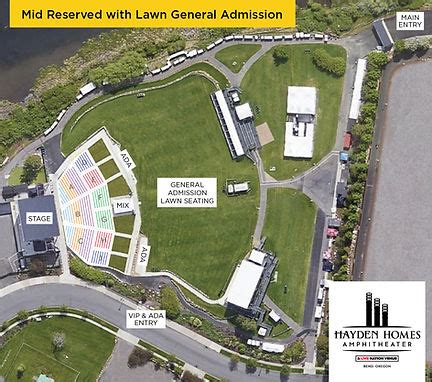 Seating Charts | Hayden Homes Amphitheater | Bend, Oregon